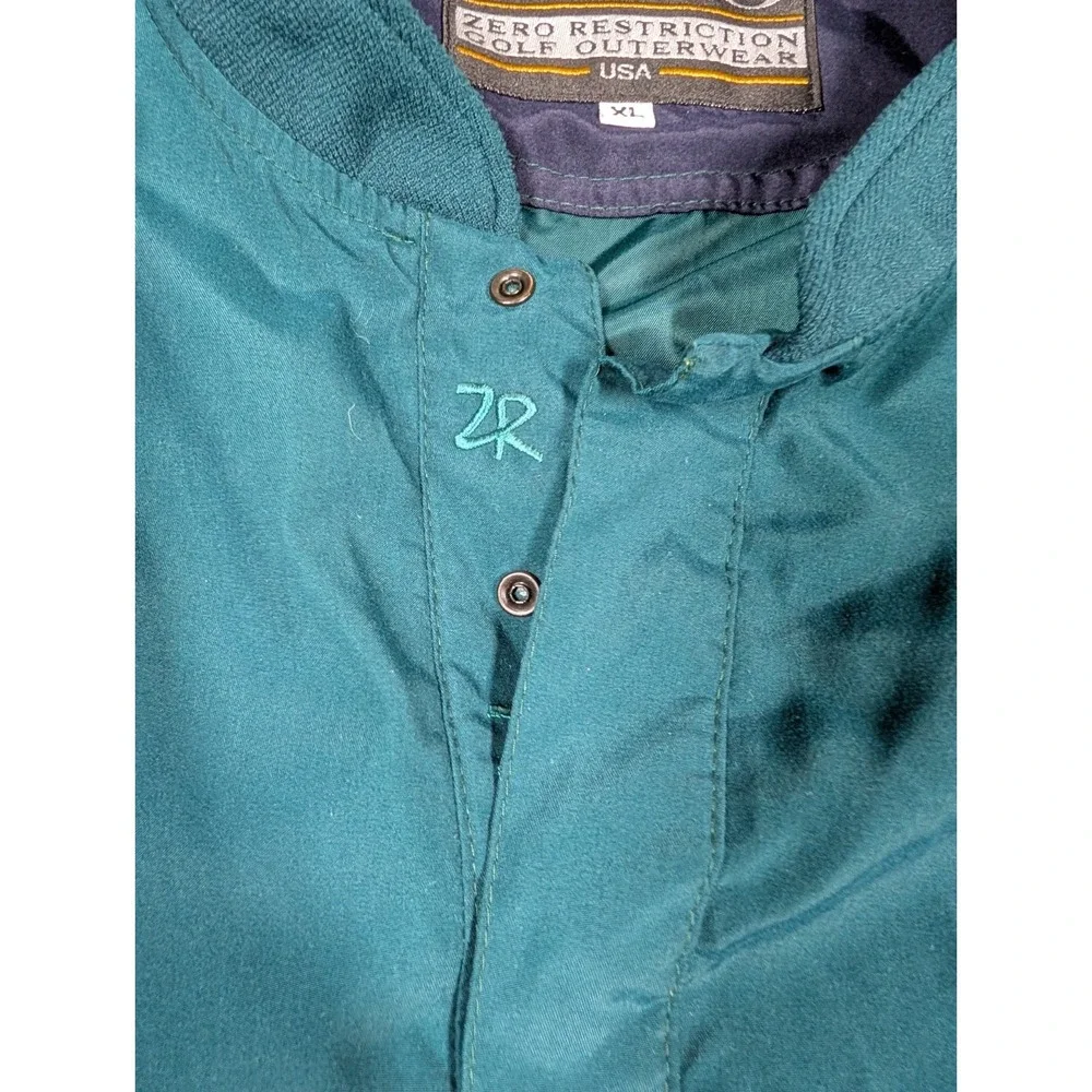 Zero Restrictions Men Jacket Vest XL Golf Windbreaker Champions Logo Vintage‎